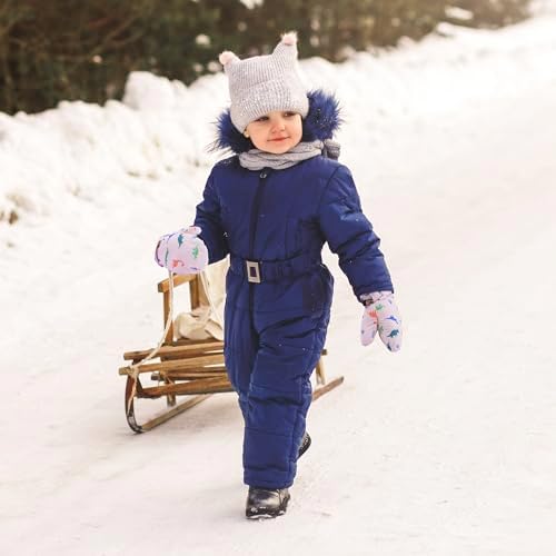 Toddler Mittens Lined Fleece Snow Gloves - Image 6
