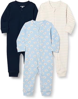 Amazon Essentials Unisex Babies' Cotton Zip-Front Sleep and Play Footless by AmazonEssentials