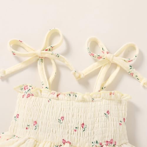 YOUNGER TREE Baby Girl Clothes Infant Summer Romper Dress Sleeveless Bodysuit - Image 4