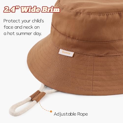 Bamery Baby Toddler Girls Bucket Hat Newborn Sun Hats - Image 3