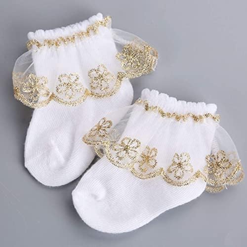PrinceSasa Little Baby Girl Princess Lace Ruffles Socks Set - Image 6