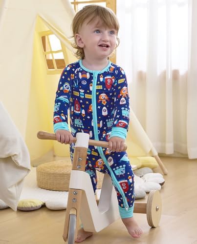 babee Reshinee Bamboo Viscose Baby Footie Pajama, Zipper Sleeper Boys Girls - Image 4