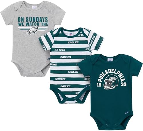 Gerber NFL Baby Boys 3-Pack Onesie Bodysuit by Gerber