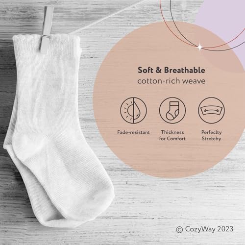 CozyWay Baby & Toddler Socks Ankle Comfy Cotton Socks - Image 4