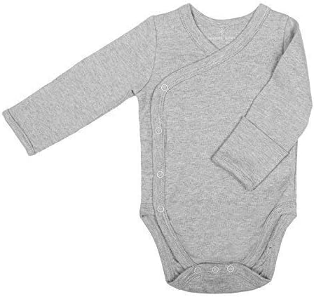 Baby Side Snap Kimono Bodysuit Set, Mitten Cuffs, 100% Cotton, Boy Girl - Image 7