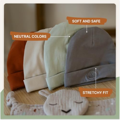 Parker Baby Co. Soft Baby Beanie Hats, Double-Layered - Image 3
