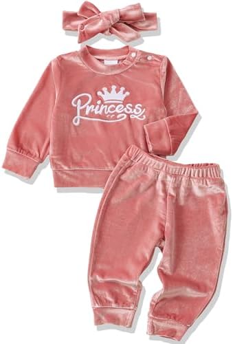 Renotemy Baby Girl Clothes Cute Fall Winter Toddler Girls Outfits 3M-3T by Renotemy