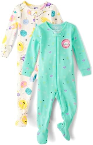 The Children's Place Baby Girls' And Toddler Long Sleeve 100% Cotton Zip-front by TheChildrensPlace