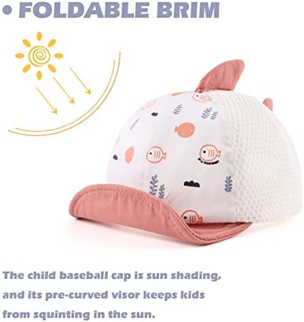 JANGANNSA Baby Duck Cap Infant Kids Sun Hat Bear Cute Cartoon Caps Spring Summer - Image 3
