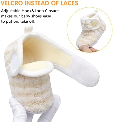 FEETCITY Baby Booties Girls Boys Infant Slippers First Walkers Shoes Warm Socks - Image 3