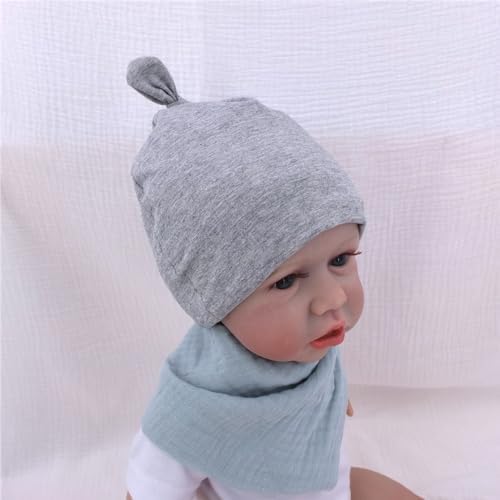 Silky Satin Lined Newborn Hat Hair Care Knot Beanie Hats - Image 4