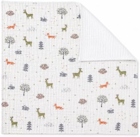 Aablexema Muslin Baby Blanket 6-Layer 43"x43" - Image 3