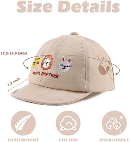JANGANNSA Baby Duck Cap Infant Kids Sun Hat Bear Cute Cartoon Caps Spring Summer - Image 6