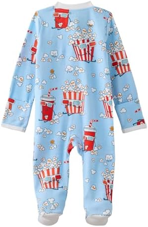 Butterblu Scout Sleep & Play 100% Organic Cotton Footed Zip Front PJs | GOTS - Image 3