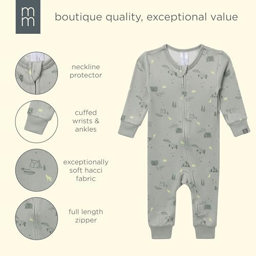 Modern Moments by Gerber Baby Boys & Girls Hacci Footless Pajamas - Image 6