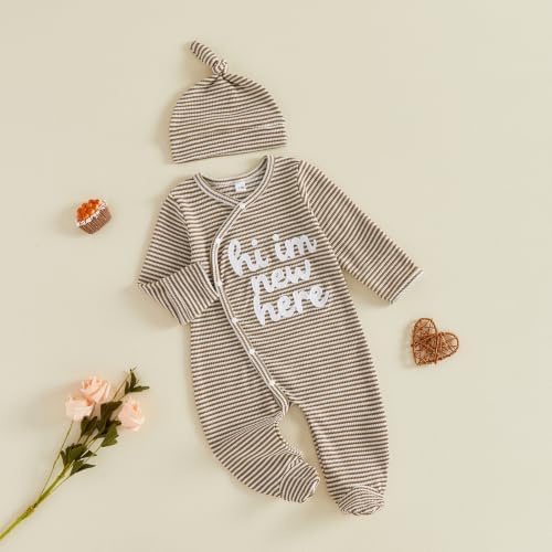 Kuriozud Newborn Baby Boy Going Home Outfit Kimono Romper - Image 4