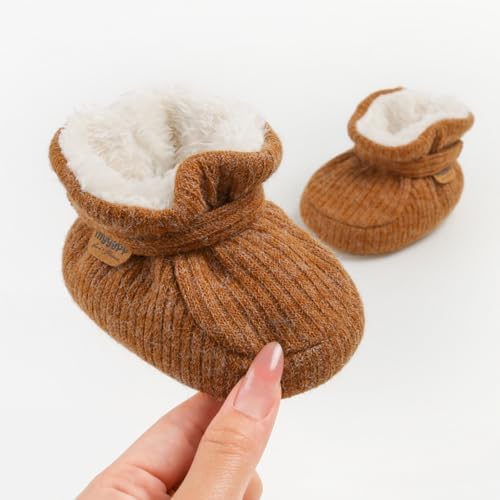 HsdsBebe Unisex Newborn Baby Cotton Booties Non-Slip Sole - Image 5