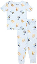 Bluey Boys' 2-piece Snug-fit Viscose Pajama Set, Soft & Cute by Bluey