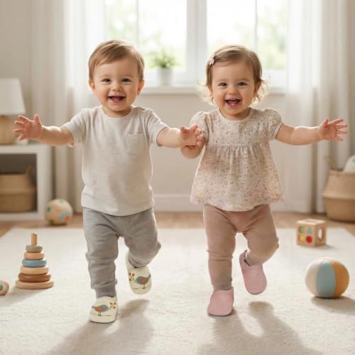 YALION Baby Soft Leather Shoes Suede Sole Infant Toddler First Walking Sports - Image 2