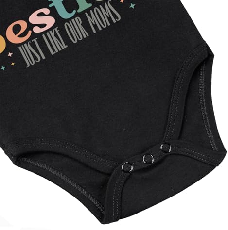 Besties Just Like Our Moms Baby Bodysuit Best Friend Baby Bodysuit Mom Besties - Image 6