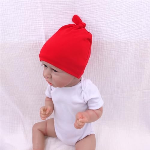 Silky Satin Lined Newborn Hat Hair Care Knot Beanie Hats - Image 4