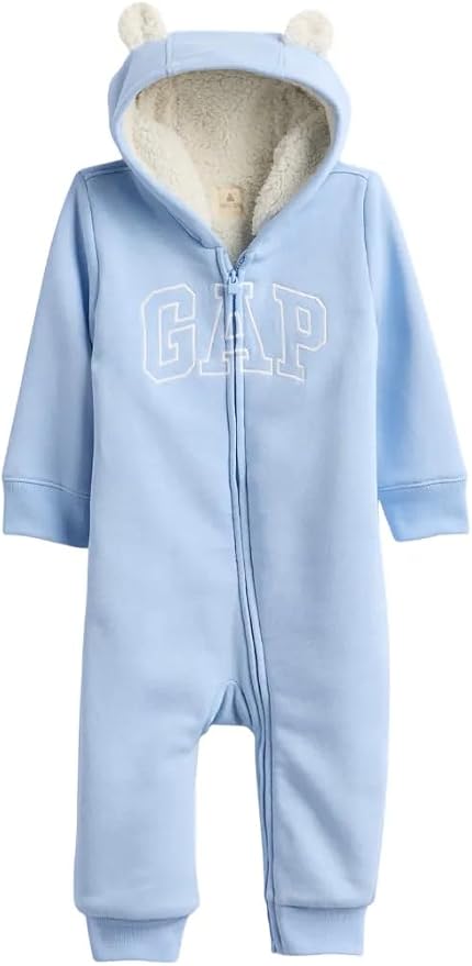 GAP baby-boys Logo Sherpa One Piece by GAP