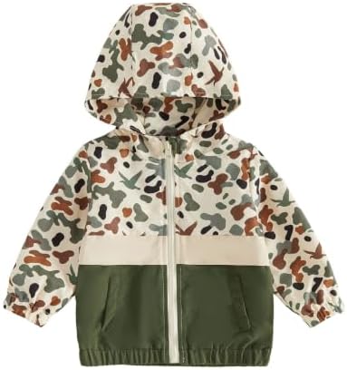 MERSARIPHY Toddler Boy Hoodies Jacket Baby Boy Lightweight Zip Up Coat by MERSARIPHY