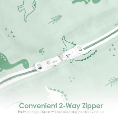 Baby Swaddle 0-2 Months, Cotton Arm-In Zipper Sleep Sack, Wearable Blankets Wrap - Image 4