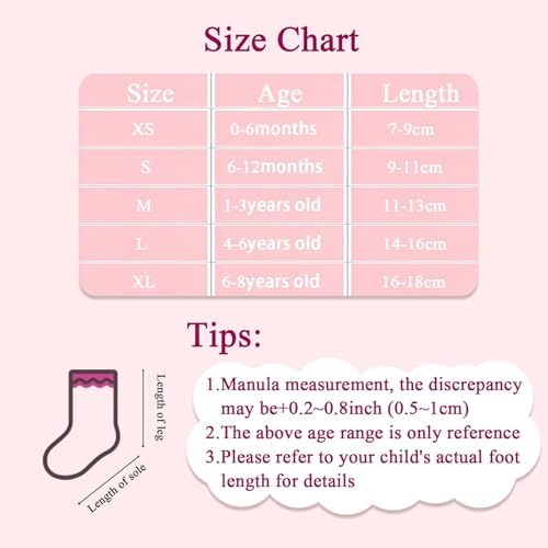 Baby Girls Ruffle Socks Double Layer Lace Turn Cuff Dress Socks - Image 7