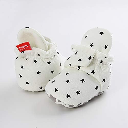 HsdsBebe Unisex Newborn Baby Cotton Booties Non-Slip Sole - Image 3