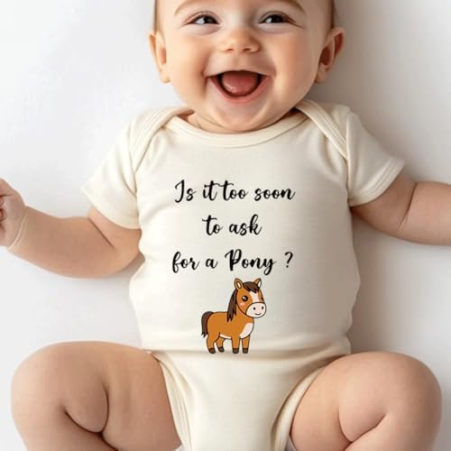 hrcfbk Infant Baby Boys Girls Bodysuit Newborn Short Sleeve Funny Letters Print - Image 3