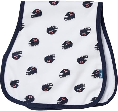 Gerber Baby Nfl Team Bandana Bibs and Burp Cloth Set - Image 2