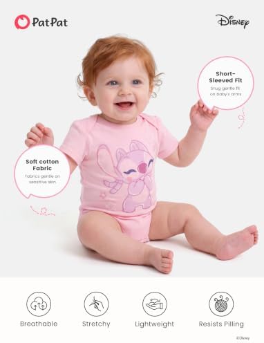 Disney Stitch Princess Marvel Spiderman Mickey and Friends Baby Girls Clothes - Image 5
