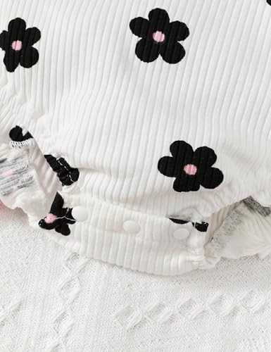 Fullfamous Baby Girl Ruffled Jumpsuit and Headband Set - Image 5