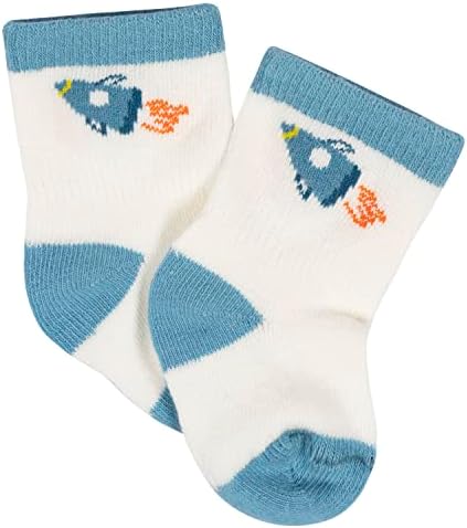 Gerber baby-girls 8-pair Wiggle Proof SockCasual Sock - Image 5