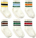 Baby Non Slip Socks with Grip, Toddler Cotton Crew Socks by Belsmi