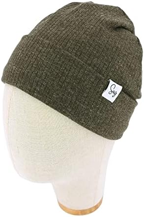 Jersey Beanie Hat for Newborn Baby Boys Girls Silky Satin Lined Hats Bonnet - Image 2
