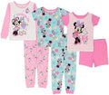 Disney Unisex Kids' 6-piece Snug-fit Cotton Matching Comfortable Pajama Set by Disney