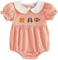 Baby Boy Girl Bubble Romper Short Sleeve Collar Summer Bodysuit by Merqwadd