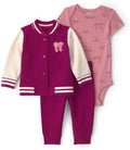 Carter's Baby Girls' 3-piece Bodysuit Pant Sets by Carters
