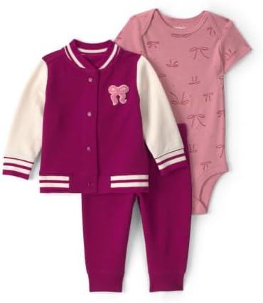 Carter's Baby Girls' 3-piece Bodysuit Pant Sets by Carters