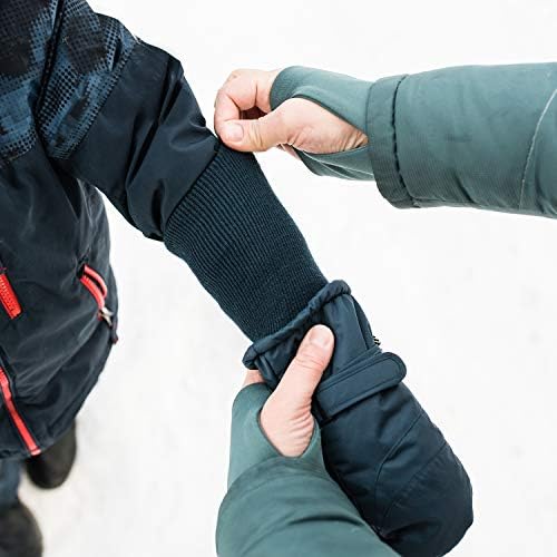Waterproof Kids Mittens Gloves, 100G 3M Thinsulate Baby Toddler Winter Snow - Image 4