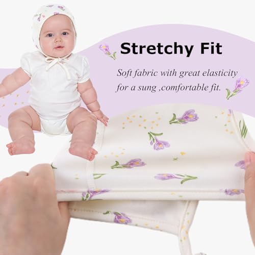 Yuoahcn Newborn Hats for Baby Girls Boys Cotton Beanie Soft Infant Hat - Image 2