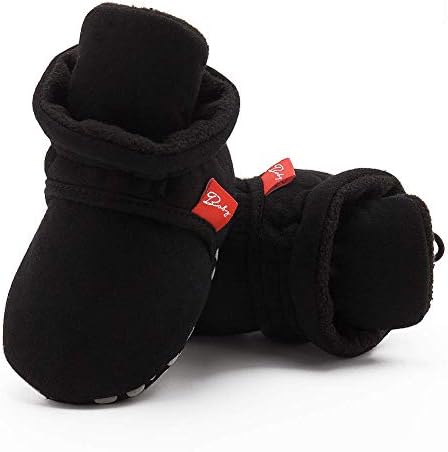 ohsofy Newborn Baby Cotton Booties Stay On Slipper Winter Warm Soft Shoes - Image 2