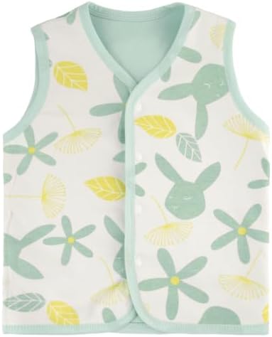 Baby Vest for Girls&Boys, Cotton Reversible Vest Coat for Spring & Autumn - Image 2