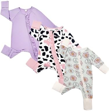 Bow Dream Bamboo Rayon Baby Romper Boy Newborn Girl Clothes Outfit by BowDream