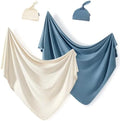 GRSSDER 2 Set Newborn Swaddle Blanket by BUYNOW