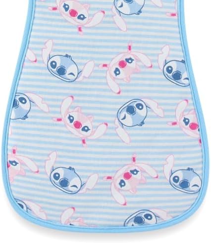 Disney Baby Stitch Angel Burp Cloths 3 Pack 20" x 10" Burping Rags Infants - Image 6