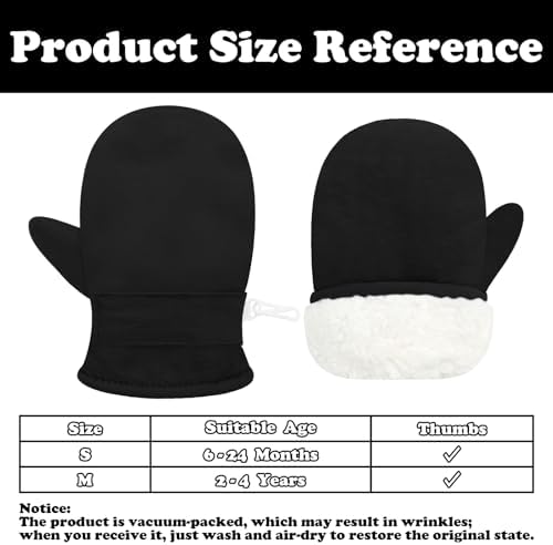 Sarfel Toddler Mittens Waterproof Toddler Gloves Baby Winter Mittens Toddler - Image 6