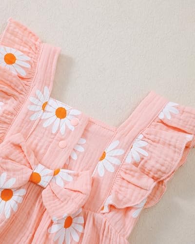 Renotemy Baby Girl Clothes Summer Newborn Girls Outfits Preemie-18Months - Image 5